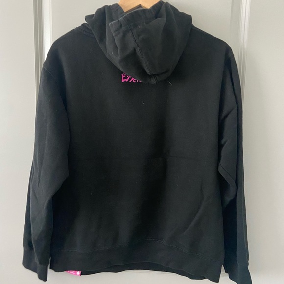PINK DOLPHIN HOODIE BLACK COLOR SIZE MEDIUM - Picture 6 of 10